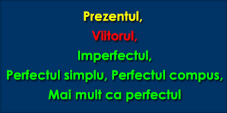 Timpul mai mult ca perfect. Timpurile Verbelor Prezentul Viitorul Imperfectul Perfectul Simplu Perfectul Compus Mai Mult Ca Perfectul