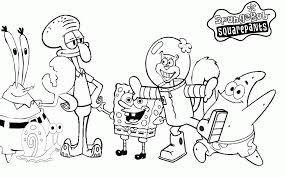 The spruce / ashley deleon nicole these free pumpkin coloring pages will be sna. Spongebob Characters Coloring Pages Coloring Home