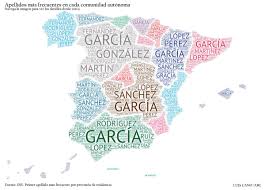 There is also important information about the meaning of your last name, its most popular first names and the genealogy of your last name. Most Common Surnames In Spain By Region Mapporn