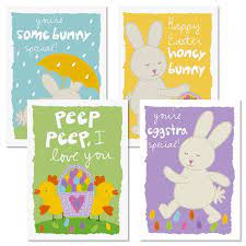 Once you have the perfect ones picked out, have fun customizing the look and message of each card until it's just right. Easter Cards For Children Current Catalog