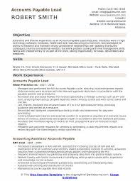 These are well structured and definitely. Accounts Payable Lead Resume Samples Qwikresume