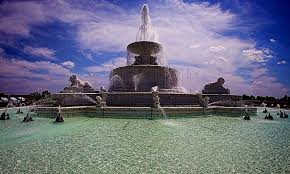 The james scott memorial fountain in detroit, michigan, usa, was designed by architect cass gilbert and sculptor herbert adams. Scott Fountain Iconic Belle Isle Landmark Brings History Beauty To Detroit Grand Prix