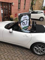 The scot is already showing signs of promise for his new club. Shaun Corr On Twitter Won A Signed Kieran Tierney Top And Went To Pick It Up There In Ma Car Not Even Thinkin About The Size Of It Compared To The Size