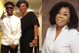 Nollywood actress toyin adewale warns son mayorkun against the baby mama trend which has the mama crooner revealed this in his snapchat story that his mother is always emphasizing her fears of. Check Out Mayorkun Mother S Heart Melting Birthday Message To Him Naijaray