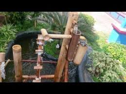 Wow Kreatif Dan Unik Hiasan Kolam Kincir Tanpa Listrik Tutorial Youtube Air Wind Chimes Water Features