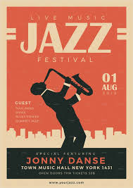 Old Jazz Festival Poster Jazz Poster Music Poster Jazz Festival