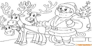Disegni Delle Renne Di Babbo Natale Da Colorare Renne Di Babbo Natale Pagine Da Colorare Di Natale Colori Di Natale