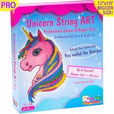 Affordable diy projects, sneak peeks, inspiration. Tinyparadise Pro Unicorn String Art Kit Arts And Crafts For Kids Ages 10 Up Make Your Own Large Pink Project Premium Size Canvas 12x10 Diy Gifts Craft Kits Girls Educational Toys Planet