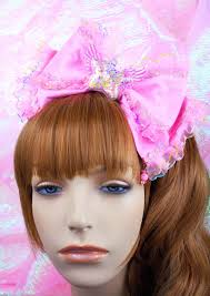 MADE TO ORDER Alice Bow-lolita Headbow-gothic Lolita Bow-lolita Hair  Accessory-lolita Headdress-kawaii Accessory-magical Girl-rainbow