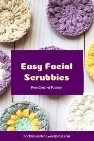Facial Scrubbies Scrubbies Crochet Pattern Crochet Scrubbies Crochet Washcloth