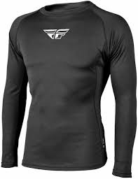 Fly Racing Heavyweight Base Layer Top Black