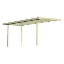 Americana Building Products 21 67 Ft X 12 Ft X 8 Ft Ivory Metal Patio Cover At Lowes Com Metal Patio Covers Covered Patio Pergola Plans Diy