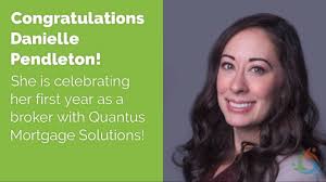 It's already been a year?! Congratulations to our broker, Danielle  Pendleton Mortgages