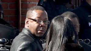 Bobby Brown leaves Houston funeral after spat