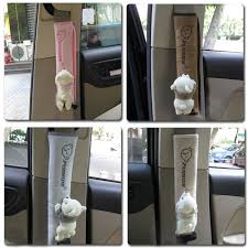 New Seat Belt Shoulder Pad Car Shoulder Neck Strap Bear Car Shoulder Belt Cushion Harness Comfortable Pad Freeshipping Neck Strap Shoulder Pads Cushioned Heels