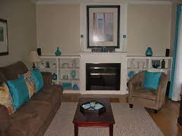 Teal And Tan Living Room Teal Living Rooms Living Room Turquoise Brown Living Room