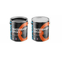 BLACK WATER BASED EPOXY- 1.25 GAL KIT (COVERAGE: 400-500SF/GAL)