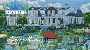 Stocksy / raymond forbes llc from backyard bounce houses to indoor bounce park venues, inflatable jum. Lake Family House Base Game No Cc Speed Build The Sims 4 Youtube Sims House Sims Building Sims 4 House Plans