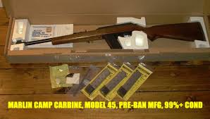 The carbine has been discontinued since 1999. Marlin 45 Acp Pre Ban Marlin Camp Carbine Model 45 For Sale At Gunauction Com 3768373