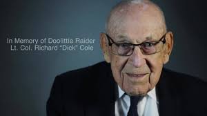 Today we raise our goblets to a true Air Force legend., Retired U.S. Air  Force Lt. Col. Richard “Dick” Cole, the last surviving Doolittle Raider,  has passed away at the age of 103. The Raiders’ legacy ...