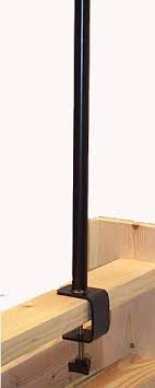 Bird Feeder Pole For Deck Railing Pin By Wild Bird Trading Co On 1 Poles And Accessories Pole Clamp Bird Feeder Poles