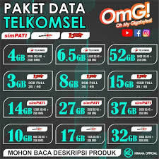 Kuota omg berupa preload dari kartu perdana prabayar provider telkomsel. Paket Data Telkomsel Internet Omg Simpati 14gb 27gb 52gb As 10gb 17gb 32gb Loop 3gb 8gb 15gb Shopee Indonesia