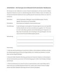 The focus of this work is on the iterative solution of the system of linear equations resulting from the fe discretization of the vector helmholtz equation. Arbeitsblatt Die Entropie Als Treibende Kraft Chemischer Reaktionen
