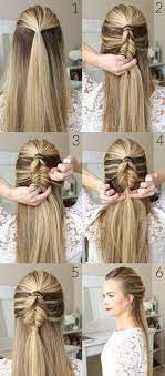 Half Up Mini Dutch Fishtail Braid Long Hair Updo Hair Styles Long Hair Styles