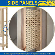 4x Side Panels for Ikea IVAR 30 Cm | 8-hole Height | Side ...