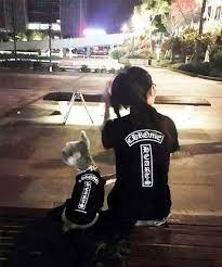 クロームハーツ 犬服 tシャツ chrome hearts パピーウェア 小型犬用 ドッグ洋服 ストリート系 チワワ洋服 安い 犬 小型犬 犬の服