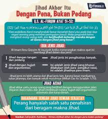 Konsep jihad dalam perspektif islam 137 vol. Jihad Akbar Menghidupkan Nalar Bukan Membunuh Nyawa