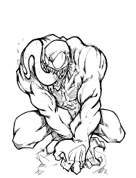 A criatura é um simbionte. Desenhos De Venom Para Colorir Imprimir Para Meninos