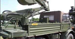 1976 Unimog 406 Military Soft Top With Back Hoe Erdarbeitsgeraet Unimog Mercedes Benz Unimog Mercedes Benz Trucks