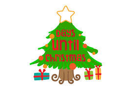 Download Days Until Christmas Christmas Tree Svg Cut File By Creative Fabrica Crafts Creative Fabrica PSD Mockup Templates