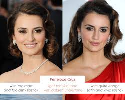 Make Up Charts Olive Skin Tone Such Penelope Cruz Has