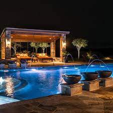 Water Features Lighting Traditions Pools Landscape Bryan College Station Texas Water Feature Lighting Pool Landscaping Water Features