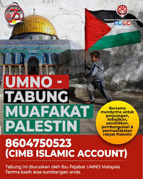 Maybe you would like to learn more about one of these? Umno Lancarkan Tabung Muafakat Palestin Umno Putrajaya
