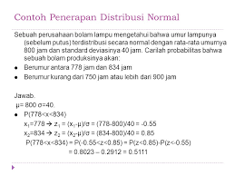 Contoh Soal Distribusi Normal Dan Jawabannya