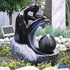 Diese gartenbrunnen werden direkt an die hauswasserleitung angeschlossen: Solar Gartenbrunnen Brunnen Solarbrunnen Zierbrunnen Vogelbad Wasserfall Gartenleuchte Teichpumpe Springbrunne Solarbrunnen Solarbrunnen Garten Gartenbrunnen