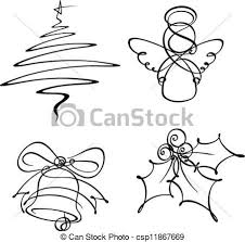 Image Result For Graphic Line Drawings Christmas Christmas Drawing Christmas Tree Drawing Christmas Tattoo