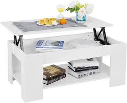 It's even better then i thought it would be, the table is nice and chunky looks very expensive. Zoyo White Coffee Table Lift Up Top With Storage And Shelf For Living Room Wooden White Buy Online In Antigua And Barbuda At Antigua Desertcart Com Productid 224988259