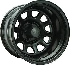 black rock series 942 type d steel wheel in matte black for