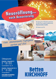 Hingegen ist eine frage, die sich auch die eine oder. Betten Kirchhoff Viele Interessante Highlights Warten Auf Sie Offnungszeiten Pdf Kostenfreier Download