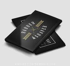 After finalizing your barber business card design, start printing copies of it. Vintage Barber Barbershop Business Card Active Ink Media