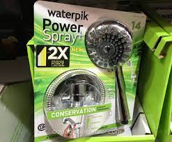 Waterpik Handheld Power Spray Shower Head Costco Weekender