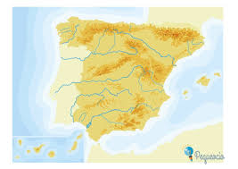 Mapa De Espana Fisico Politico Y Mudo Para Imprimir Pequeocio