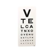 The snellen eye chart is the familiar, classic chart of big and little letters, known as optotypes in this case. Snellen Eye Chart Diagnostics Ds Medical