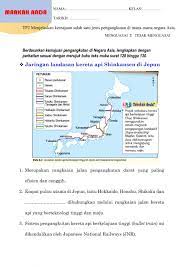 Sistem pengangkutan kereta api dikendalikan. Ejercicio De Kemajuan Pengangkutan Asia