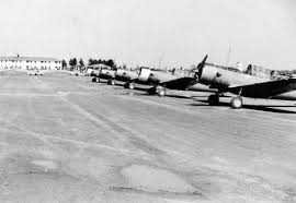 Florida Memory • Line of Vultee BT-13 Valiant planes used during ...