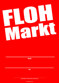 Simple great northern bean recipes : Plakat Flohmarkt Rot Pdf Vorlage Zum Ausdrucken